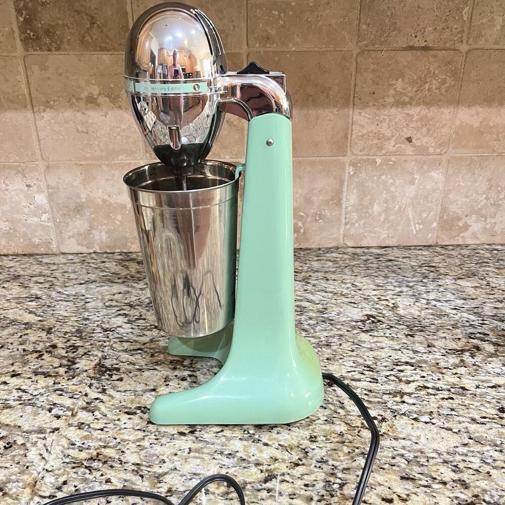 Hamilton Beach Anniversary Ed SEE Milkshake Malt Mixer P97272 Jadeite Green